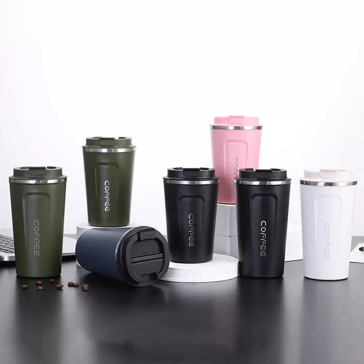 Coffee Mug Stainless Steel | Temperature Display | Insulated Water Bottle