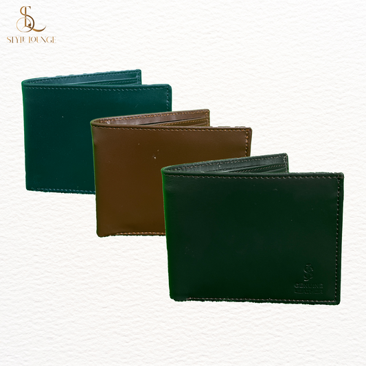 Genuine 100%  Slim Wallet for Men(WITH ZIP)