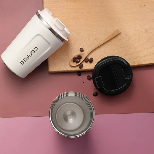Coffee Mug Stainless Steel | Temperature Display | Insulated Water Bottle
